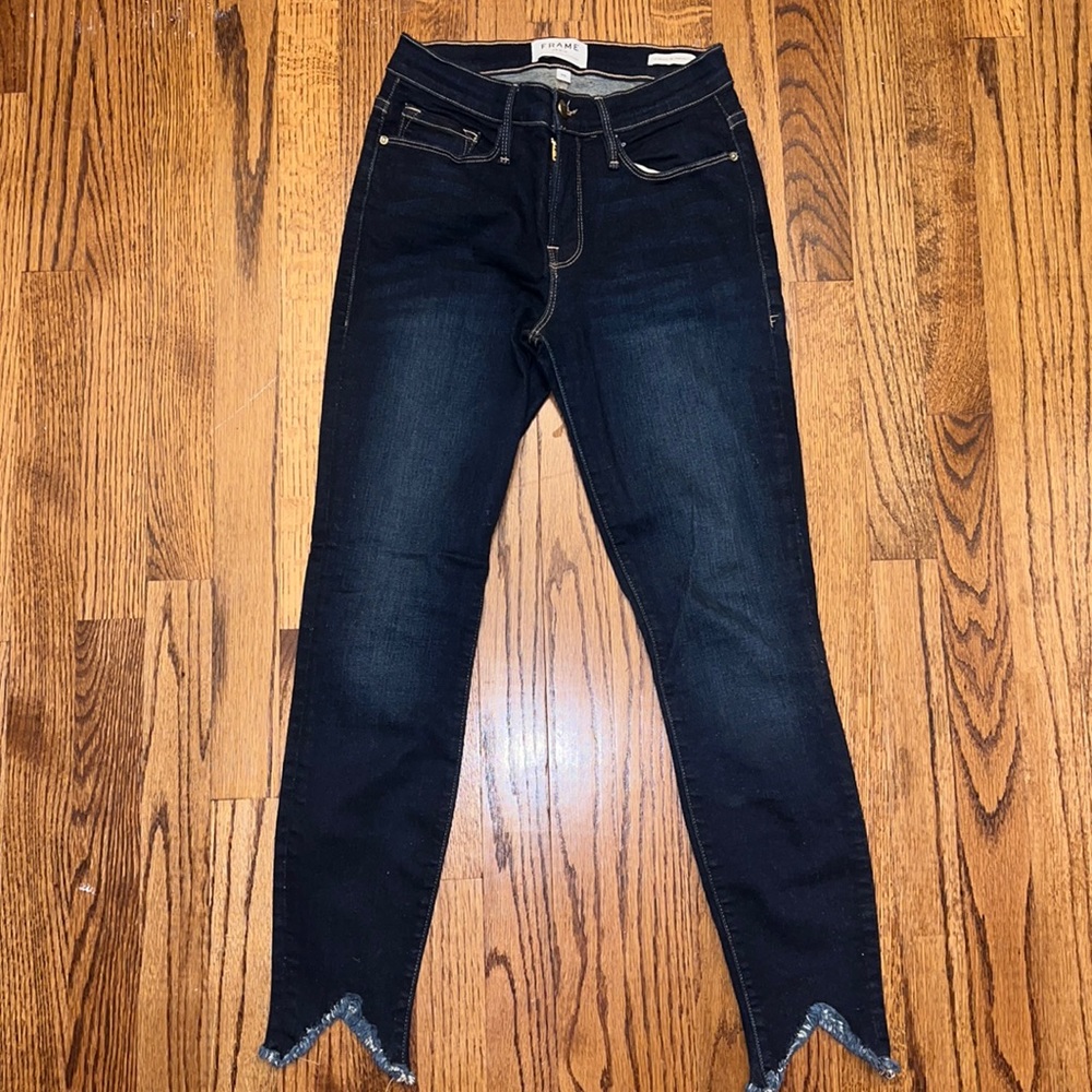 FRAME Le skinny de Jeanne Crop jeans